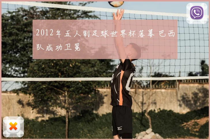 2012年五人制足球世界杯落幕 巴西队成功卫冕